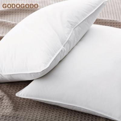 China High Quality Anti-Apnea Cotton Duck Down Pillos For Hospital 100% Filling Plain Or Hotel Linen Pillow for sale