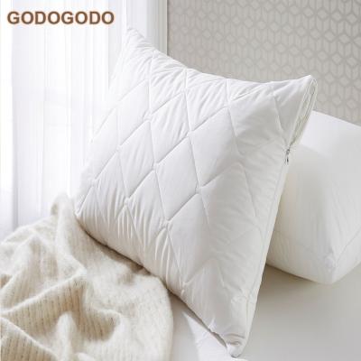 China 100% Simply Square Luxury Disposable Hotel Cotton Pillow Cases Microfiber Polyester Pillow Covers Bed Linen Pillow For Home And Hotel Protect for sale