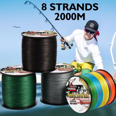 China Feature 2000meter Super Strength Float Locator And Buoyancy Level Shape Fishing Braided Line for sale