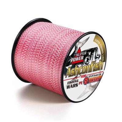 China NEW ASHCONFISH High Tensile Fishing Line 8 Yarns PE Braid Spot Fishing Line For Freshwater Saltwater Outdoor Spotted Braid Fishing Line for sale