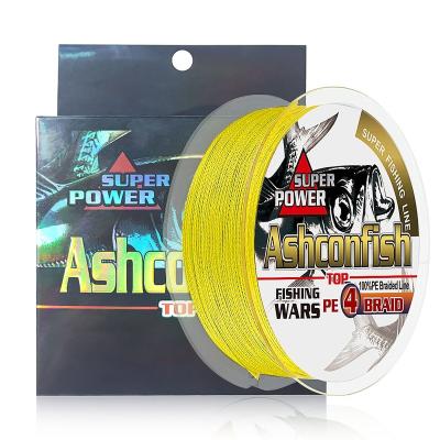 China High Strength 150M Paper Box Packing Wholesale 4 Strands PE Braided Fishing Line for sale