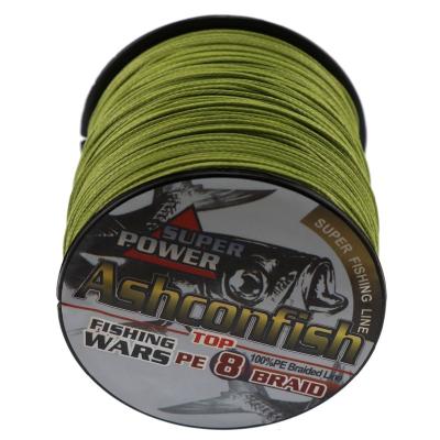 China Super Strength Low Price 8 Running Strands 100 Meters 100% UHMW PE Braid Fishing Line for sale