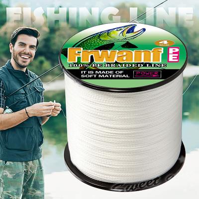 China Super Strength Factory Wholesale Frwanf Stock Big 8 Strands 100 Meters 0.10--1mm 6---300 Pound PE Braided Fishing Line for sale