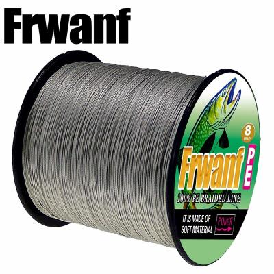 China 8strand 500m High Tensile PE 6-300LB Braid Fishing Line Suit For Saltwater Sport Fishing for sale