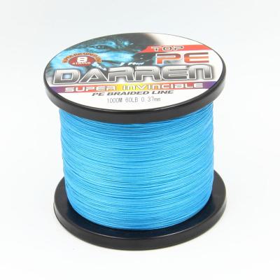 China Super Strength 1000M Super Strength 8 Strand PE Fishing Braided Line for sale