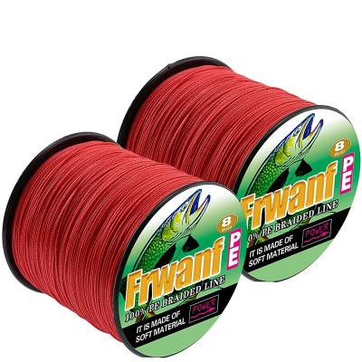 China Float Marker Good Quality 100m- 2000mtr 6-300LB 100% PE Multifilament 8 Braided Fishing Line for sale