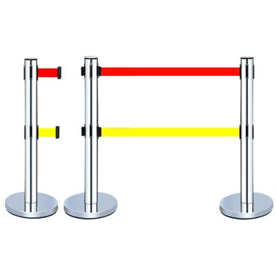 China Pavement Safety Stainless Steel Alloy Guardrail Crowd Control Concert Roadblock Hot Selling Movable Guardrail for sale