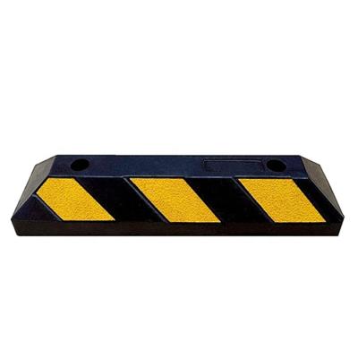 China Black And Yellow Customized Car Stopper Size Rubber Quality Assurance Rubber Stopper for sale