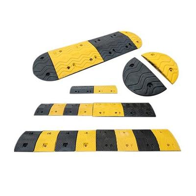 China Customizable Designed Rubber Speed ​​Bump Deceleration Deceleration Rubber Material Zone for sale