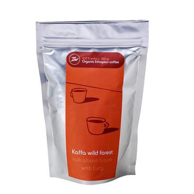 China Customized Coffee Bag Packaging Stand Up Pouch with Valve , packaging bag for sale