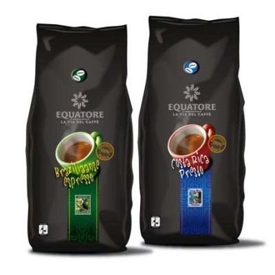 China 250g 1kg stand up coffee bag with valve,aluminum foil bag for coffee bean for sale