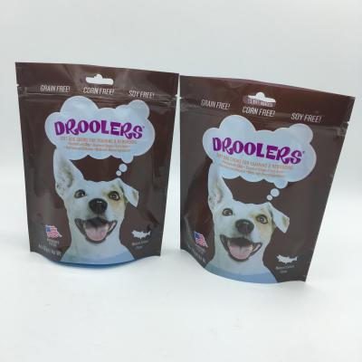 China zip lock food packaging compound plastic bags , dog packaging bag for sale