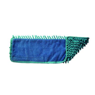 China Fast Manufacturing Chenille Water Absorption Microfiber Chenille Mop Cleaning Pad for sale