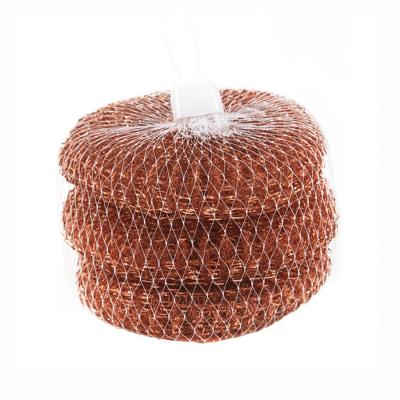 China Cleaning / Scrub Wholesale Price New Type Copper Steel Wire Cleaning Ball For Washing The Pot for sale