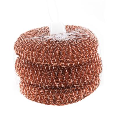 China Cleaning / Scrub Manufacturer Custom Wholesale Copper Spiral Scrubber Cleaning Ball for sale