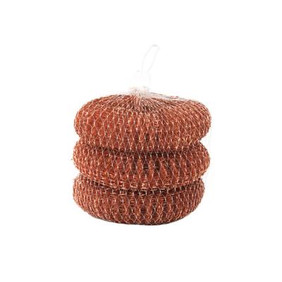 China Cleaning / Scrub Factory Supply Copper Scrubber Cleaning Brass Ball Scourer for sale