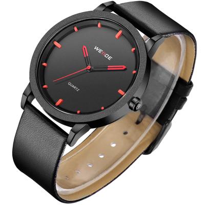 China Wholesale Luxury Fashion Business Watches Fashion Business Leather Wristwatches/Water Resistant High Quality Quartz Men's Alarm/Date/Day/Stopwatch/Dual Time Wristwatches for sale