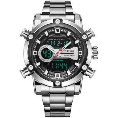 China New WEIDE 9603 Metal Wrist Watches Digital Quartz Alarm Stopwatch Relojes Relojes for sale