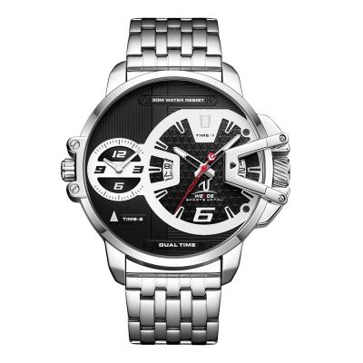 China 2018 New Products Wholesale Alarm Stainless Steel Water Proof Fashion Men Sports Wristwatches Men Watch for sale