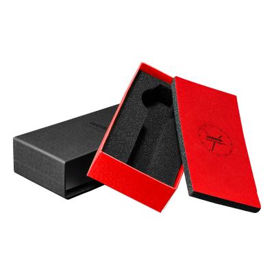 China Gift & WEIDE Luxury Craft Packaging Paper Gift Box For Watches Rectangle Shaped To Shape Protective Casual Red Watch Box for sale