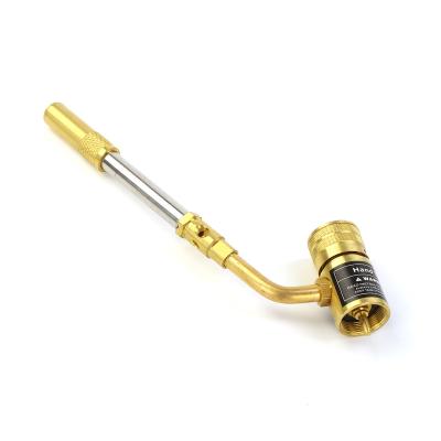 China Blowtorch Mapp Gas Hand Torch Auto Welding Gun Blowtorch with Metal Handle Adjustable Flame - for sale