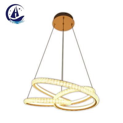 China Beautiful New Modern Luxury Decorative Residential Changing Design Bar Color Led Chandelier for sale