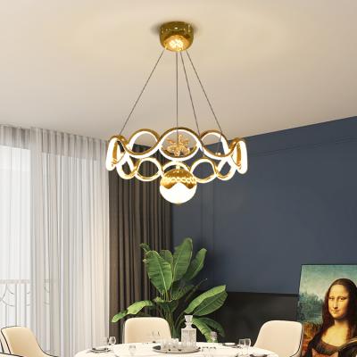 China High Performance Luxury Modern Indoor Beautiful Living Room Dining Room Hanging Pendant Light for sale