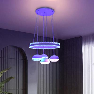 China Beautiful Factory Price Custom Design Bedroom LED Chandelier Home Lamps Decor Pendant Light for sale