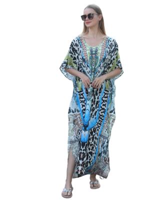 China 2021 Breathable New Style Summer Plus Size Floral Print Loose Casual Dress Ladies for sale