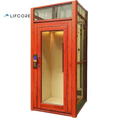 China Modern Brand Power 13amp-16amp Lifcore Custom Hydraulic 5 Floor Lift Home Elevator for sale