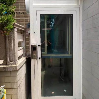 China Modern 2 Stops Ease Residential Small Home Mini Elevator Price With Modern Garage Door for sale