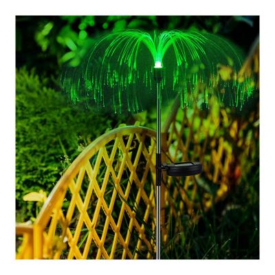 China HoneyFly LED Solar Jellyfish Lamp 7 Color Changing Jellyfish Lawn Flower Yard Pathway Light Waterproof Outdoor Landscape for sale