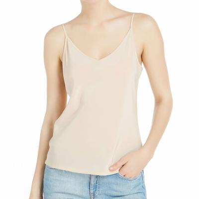 China JF-APPAREL New Madame Or Gril Casual Anti-pilling Fashion Top Quantity Production Yellowish Pink Camisole for sale