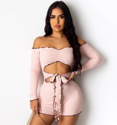 China New Arrival QUICK DRY Fashion Women's Casual Outfits Patchwork Romper Sets Patchwork Bodycon Women Design Summer Trendy Plus Size Dress for sale