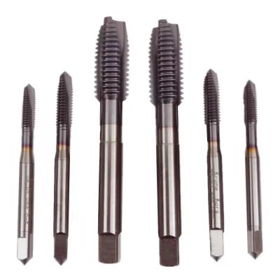 China Metric Straight Fluted Screw Tapping Machine Spiral Point Screw Thread Socket Hand Tap Drill Tools for sale