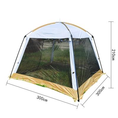 China Extended Type Mesh Net Wall Canopy Shelter Outdoor Camping Mountain Tents for sale