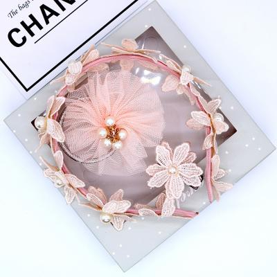 China Korean Style Beautiful Christmas New Year Flower Photo Props Unicorn Princess Butterfly Hair Band Sublimation Headband Hair Clips With Bow for sale