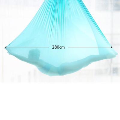 China Bodybuilding Bilink Limited Number Stock On Sale Aerial Silk Nylon 8m Fly Yoga Hammock Set for sale