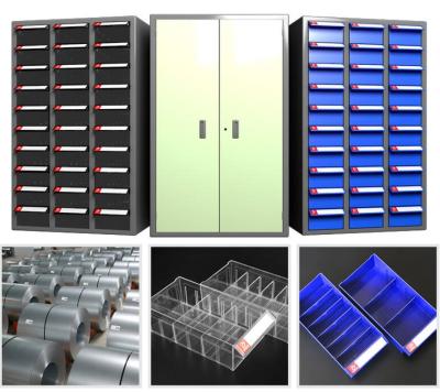 China (Others) Metal Spare Parts Cabinet Tool Storage Cabinet Adjustable Plastic 10 Drawers for sale