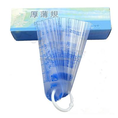 China Myla High Quality Hand Measuring Tools 0.05mm to 1.5mm Plastic Feeler Gauge Sets 18pieces/set for sale