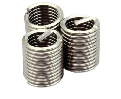 China 304 Stainless Steel M2*0.4*1D/1.5D/2/2.5D/3D/Recoil Thread Inserts For Screw Mending Thread Mending Threaded Insert for sale