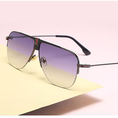 China Semi-rimless fashion polarized newest sunglasses gafas de sol sunglasses polarized men to shade sunglasses men for sale