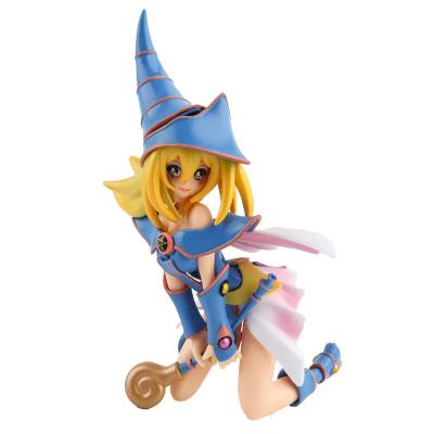 China Black Cartoon Toy 2 Styles Yu Gi Oh 17cm Magician Girl PVC Anime Resin Model Toy Anime Action Numbers for sale