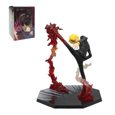 China Hot Sale Environmentally Friendly Handmade Japanese Anime Action Number Sanji Demon Wind Foot One Piece Toy For Collection for sale