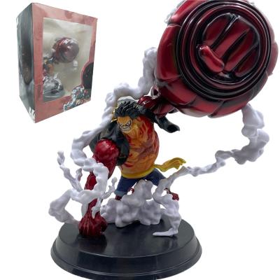 China Monkey D Luffy Gear4 One Piece Cartoon Toy 23cm Action Figure 1:7 Anime Action Figure Model Toy Resin Figure for sale