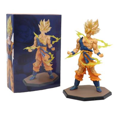 China Super Cartoon Toy Dragon Z Ball 17cm Saiyan GoKu PVC Resin Model Toy Anime Action Numbers for sale