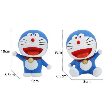 China Cartoon Toy Cute Promotional Gift Car Decoration Doraemon PVC Cartoon Toys With Affordable Price for sale