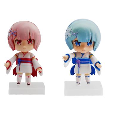 China Cartoon Toy 2 Styles About 9.5cm Rem Ram Resin Cartoon Action Numbers Model Action Toy Anime Zero Action Numbers for sale