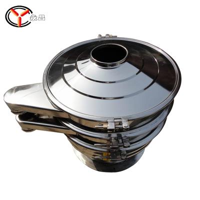 China food & Beverage Factory Chinese OEM ZS Powder Sifter Shaker Sifting Machine Mini Round Tea Leaf Powder Sifting Machine for sale