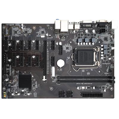 China B250B V1.0 12P 1X Desktop Ready Mainboard 12*PCIE G4400 G3930 CPU 12 gpu B250B Combo Mainboard for sale